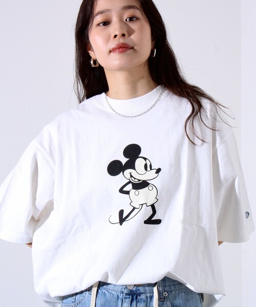 DISCUS ATHLETIC（ディスカス　アスレチック）の「【MICKEY×DISCUS ATHLETIC】コラボ プリント 半袖 クルーネックTシャツ（Tシャツ/カットソー・メンズ・ブラック系その他/ホワイト系その他2/ホワイト系その他3/ホワイト系その他4/ブラック系その他2/ブラック系その他3・M/L）」の22枚目の写真