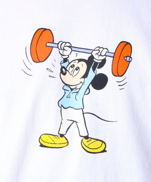 DISCUS ATHLETIC（ディスカス　アスレチック）の「【MICKEY×DISCUS ATHLETIC】コラボ プリント 半袖 クルーネックTシャツ（Tシャツ/カットソー・メンズ・ブラック系その他/ホワイト系その他2/ホワイト系その他3/ホワイト系その他4/ブラック系その他2/ブラック系その他3・M/L）」の16枚目の写真