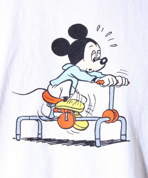 DISCUS ATHLETIC（ディスカス　アスレチック）の「【MICKEY×DISCUS ATHLETIC】コラボ プリント 半袖 クルーネックTシャツ（Tシャツ/カットソー・メンズ・ブラック系その他/ホワイト系その他2/ホワイト系その他3/ホワイト系その他4/ブラック系その他2/ブラック系その他3・M/L）」の20枚目の写真