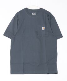 【WG】【it】【carhartt】カーハート Workwear 1/2-Sleeve T-Shirts ビッグシルエット ポケット半袖 ロゴ Tシャツ トップス K87