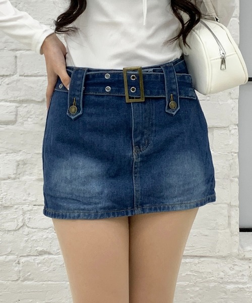 デニムコードミニスカート miniministore キュロット デニムスカート ミニスカート
