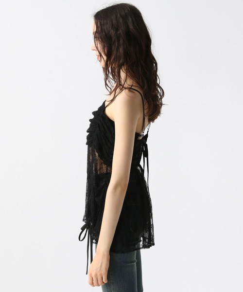 FOREVER 21（フォーエバー トゥエンティーワン）の「【2025SS】レースシャーリングチュニック（チュニック・レディース・ブラック/ナチュラル・FREE）」の12枚目の写真