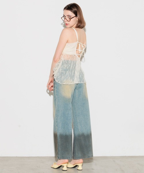 FOREVER 21（フォーエバー トゥエンティーワン）の「【2025SS】レースシャーリングチュニック（チュニック・レディース・ブラック/ナチュラル・FREE）」の20枚目の写真