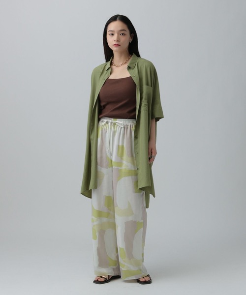 LEPSIM（レプシィム）の「サラキレポンチョチュニックSS　290265（チュニック・レディース・レッド/チャコールグレー/オフホワイト/ブルー/グリーン/カーキブラウン・FREE）」の10枚目の写真