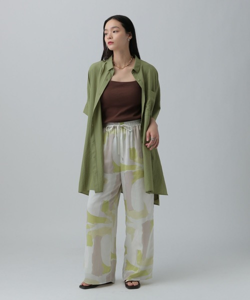 LEPSIM（レプシィム）の「サラキレポンチョチュニックSS　290265（チュニック・レディース・レッド/チャコールグレー/オフホワイト/ブルー/グリーン/カーキブラウン・FREE）」の11枚目の写真