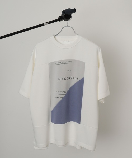 BROWNY(ブラウニー)の「BROWNY/ポンチカラーパネルT(Tシャツ/カットソー・メンズ・チャコールグレー/ホワイト・MEDIUM/LARGE)」の13枚目の写真