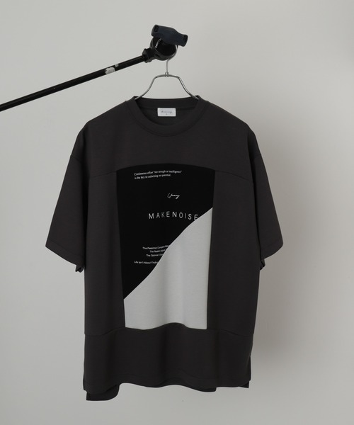 BROWNY(ブラウニー)の「BROWNY/ポンチカラーパネルT(Tシャツ/カットソー・メンズ・チャコールグレー/ホワイト・MEDIUM/LARGE)」の14枚目の写真