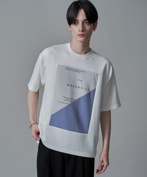 BROWNY(ブラウニー)の「BROWNY/ポンチカラーパネルT(Tシャツ/カットソー・メンズ・チャコールグレー/ホワイト・MEDIUM/LARGE)」の21枚目の写真