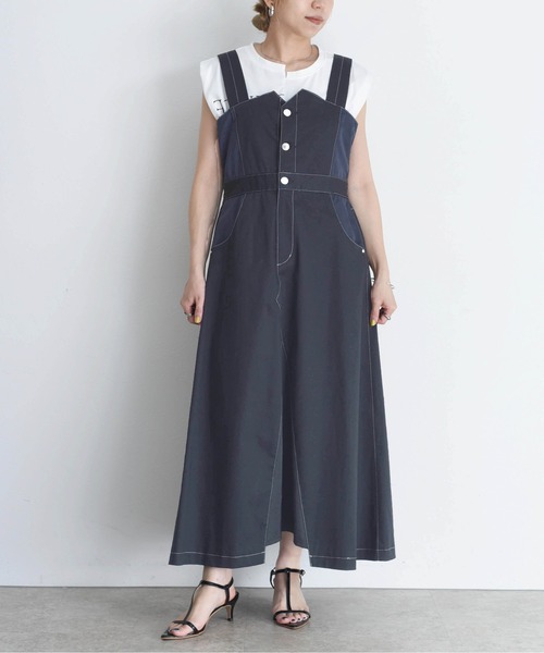 ペニーレイン様用︎︎◆ミリタリーリメイク ジャンパースカートパッチワーク リメイク風ミリタリージャンスカ Eimee Law│Eimee Law