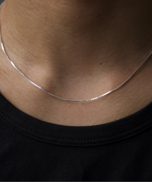 【SINSS】シルバー925ショートネックレス（長さ調整可能） SINSS（シンス）の「Silver 925 short necklace / シルバー925ショート