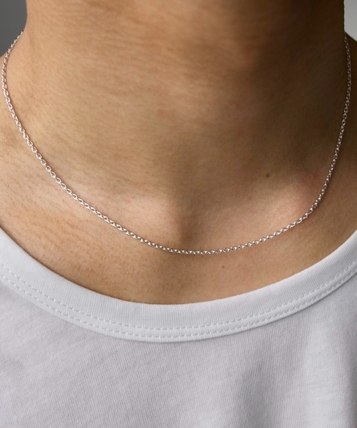 SINSS（シンス）の「Silver 925 short necklace / シルバー925ショートネックレス（長さ調整可能）（ネックレス・メンズ・シルバー/シルバー系その他2/シルバー系その他・FREE）」の4枚目の写真