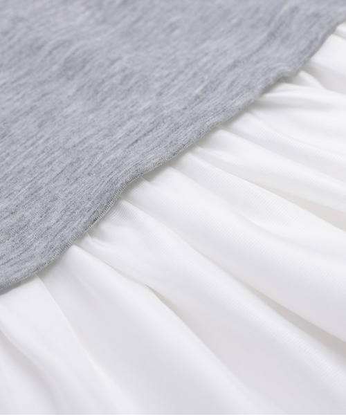 La-gemme(ラジェム)の「オーガンジーフリル ドッキングプルオーバー(Tシャツ/カットソー・レディース・ホワイト/グレー/ブラック・フリー)」の19枚目の写真