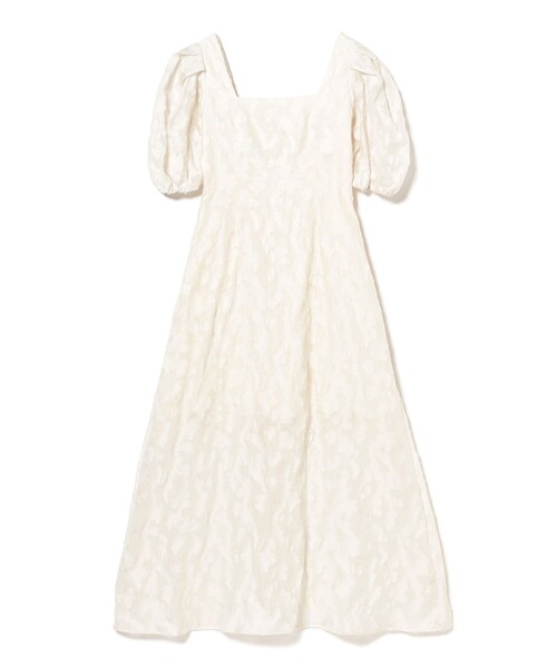 Demi-Luxe BEAMS（デミルクス ビームス）の「BEAMS SALON / パフブーケ ドレス【セレモニー・オケージョン】（ワンピース・レディース・ブラック/ネイビー/オフホワイト/ホワイト系その他7/ブルー系その他3・38/36）」の12枚目の写真