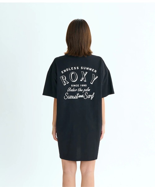 ROXY(ロキシー)の「AMAZING PLACES/ロキシーバックプリント半袖ワンピース(ワンピース・レディース・ブラック/ナチュラル・MEDIUM/SMALL/LARGE)」の6枚目の写真