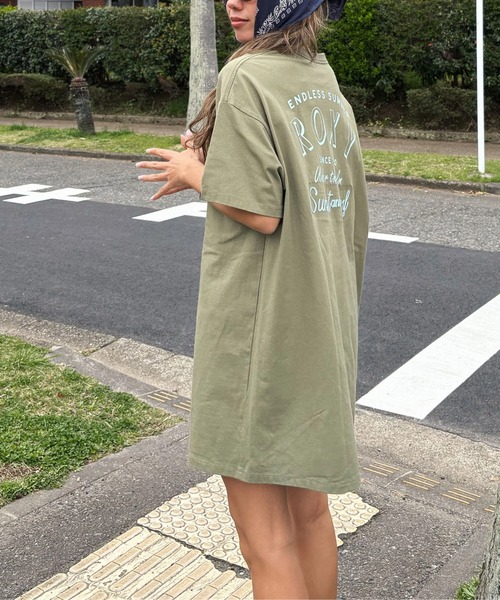 ROXY(ロキシー)の「AMAZING PLACES/ロキシーバックプリント半袖ワンピース(ワンピース・レディース・ブラック/ナチュラル/グリーン・MEDIUM/SMALL/LARGE)」の20枚目の写真
