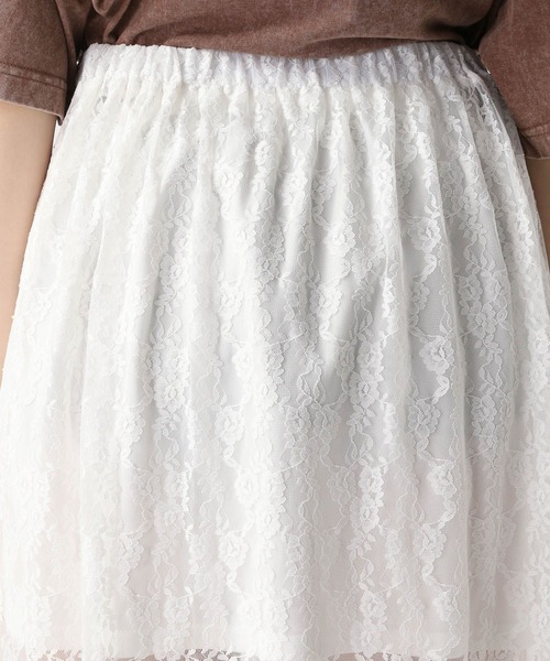 FOREVER 21（フォーエバー トゥエンティーワン）の「【2025SS】イレヘムレーススカート（スカート・レディース・ホワイト/ブラック・FREE）」の16枚目の写真