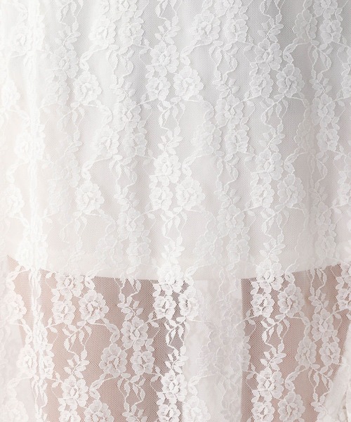 FOREVER 21（フォーエバー トゥエンティーワン）の「【2025SS】イレヘムレーススカート（スカート・レディース・ホワイト/ブラック・FREE）」の13枚目の写真