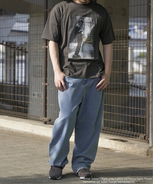 VENCEEXCHANGE（ヴァンスエクスチェンジ）の「Michael Jackson マイケル・ジャクソン ゴールド箔プリントTee（Tシャツ/カットソー・メンズ・チャコール/ブラック・M/L/LL）」の17枚目の写真