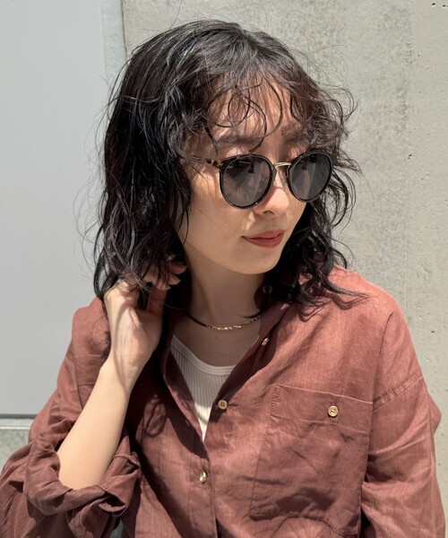 fredy emue（フレディエミュ）の「セルボストンサングラス（サングラス・レディース・ブラウン系その他/ブラック/ブラック系その他・FREE）」の5枚目の写真