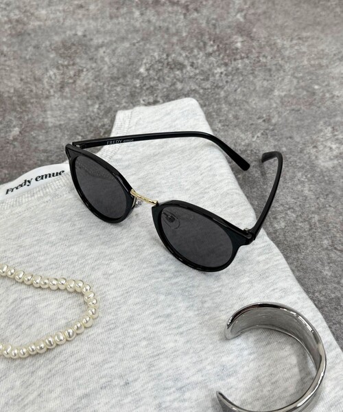 fredy emue（フレディエミュ）の「セルボストンサングラス（サングラス・レディース・ブラウン系その他/ブラック/ブラック系その他・FREE）」の7枚目の写真