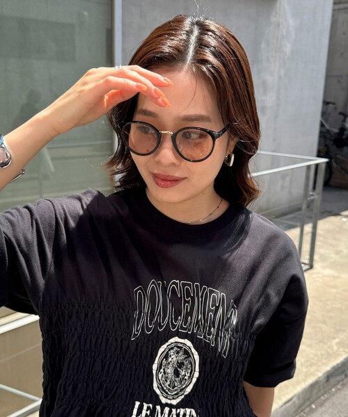 fredy emue（フレディエミュ）の「セルボストンサングラス（サングラス・レディース・ブラウン系その他/ブラック/ブラック系その他・FREE）」の9枚目の写真