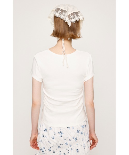 セール】SQUARE NECK CUT TOPS スクエアネック カット トップス