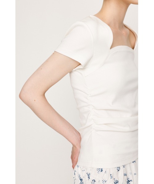 SLY（スライ）の「SQUARE NECK CUT TOPS スクエアネック カット