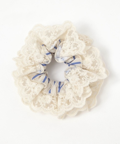☆涼☆シュシュ☆ハンドメイド☆ 刺繍シュシュ/493529（シュシュ）｜GLOBAL WORK（グローバル