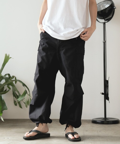 ALL RUNS（オールランズ）の「USタイプ M51 フィールドパンツ（カーゴパンツ・メンズ・ブラック/オリーブ・M/L/S）」の13枚目の写真