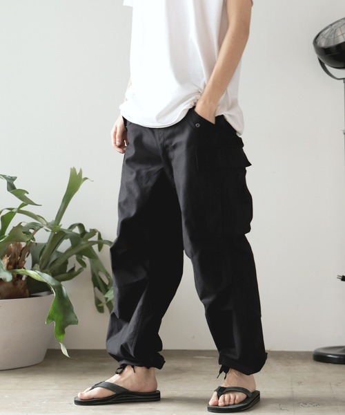 ALL RUNS（オールランズ）の「USタイプ M51 フィールドパンツ（カーゴパンツ・メンズ・ブラック/オリーブ・M/L/S）」の15枚目の写真