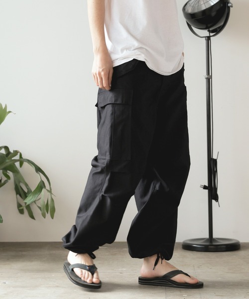 ALL RUNS（オールランズ）の「USタイプ M51 フィールドパンツ（カーゴパンツ・メンズ・ブラック/オリーブ・M/L/S）」の16枚目の写真