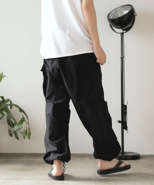 ALL RUNS（オールランズ）の「USタイプ M51 フィールドパンツ（カーゴパンツ・メンズ・ブラック/オリーブ・M/L/S）」の17枚目の写真