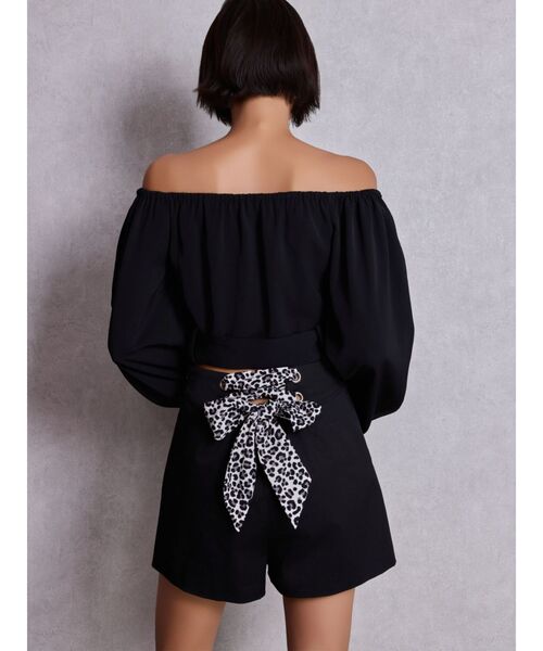 GYDA（ジェイダ）の「BACK LACE UPショートパンツ（その他パンツ・レディース・オフホワイト/ブラック/その他1・SMALL/MEDIUM）」の10枚目の写真