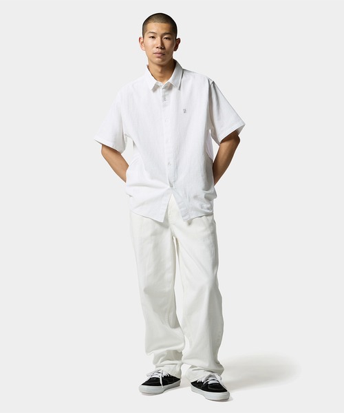 HUF（ハフ）の「MEGABLAST SHIRT（シャツ/ブラウス・メンズ・ホワイト/ブラック・S/M/L/XL/XXL）」の7枚目の写真