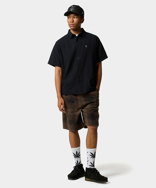 HUF（ハフ）の「MEGABLAST SHIRT（シャツ/ブラウス・メンズ・ホワイト/ブラック・S/M/L/XL/XXL）」の9枚目の写真