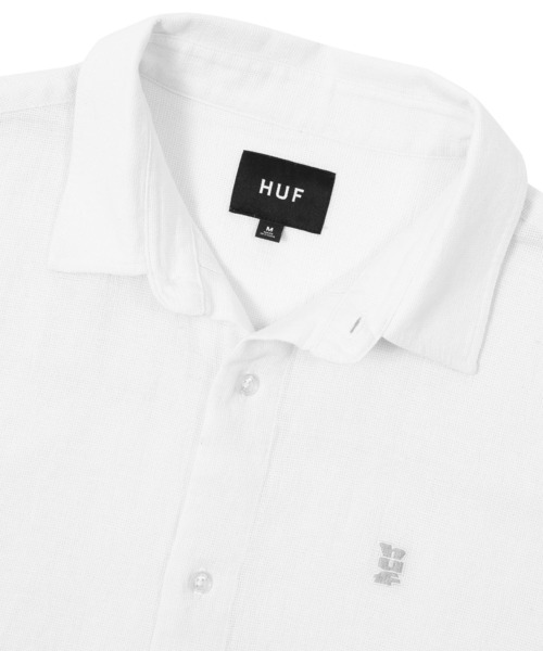 HUF（ハフ）の「MEGABLAST SHIRT（シャツ/ブラウス・メンズ・ホワイト/ブラック・S/M/L/XL/XXL）」の11枚目の写真