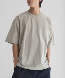 【風通しが良く涼しい ドライ機能】NAVY KAZETOSU クルーネックTシャツ