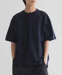 【風通しが良く涼しい ドライ機能】NAVY KAZETOSU クルーネックTシャツ
