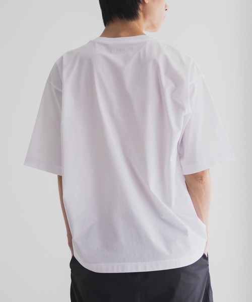 NAVY（ネイビー）の「【風通しが良く涼しい ドライ機能】NAVY KAZETOSU クルーネックTシャツ（Tシャツ/カットソー・メンズ・ブラック/ホワイト/ブラウン/ネイビー/ベージュ・S/M/L/XL）」の9枚目の写真