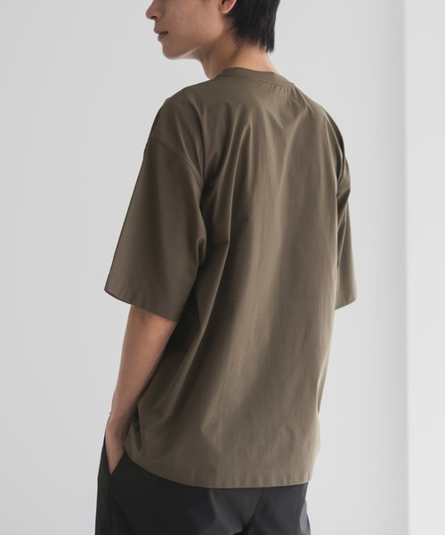 NAVY（ネイビー）の「【風通しが良く涼しい ドライ機能】NAVY KAZETOSU クルーネックTシャツ（Tシャツ/カットソー・メンズ・ブラック/ホワイト/ブラウン/ネイビー/ベージュ・S/M/L/XL）」の16枚目の写真