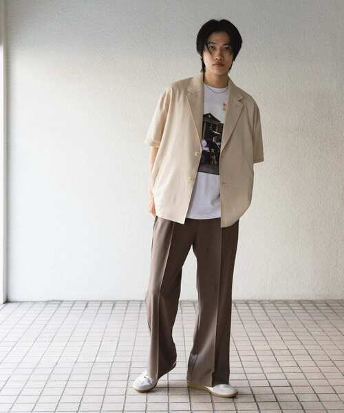 SENSE OF PLACE by URBAN RESEARCH（センスオブプレイスバイアーバンリサーチ）の「ドレープフレアスラックス（その他パンツ・メンズ・ブラック/ブルー/ブラウン・MEDIUM/LARGE）」の11枚目の写真