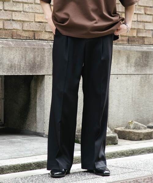 R フレアスラックス セール】ドレープフレアスラックス（その他パンツ）｜SENSE OF PLACE