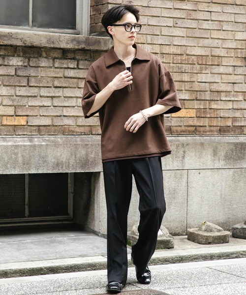 SENSE OF PLACE by URBAN RESEARCH（センスオブプレイスバイアーバンリサーチ）の「ドレープフレアスラックス（その他パンツ・メンズ・ブラック/ブルー/ブラウン・MEDIUM/LARGE）」の19枚目の写真