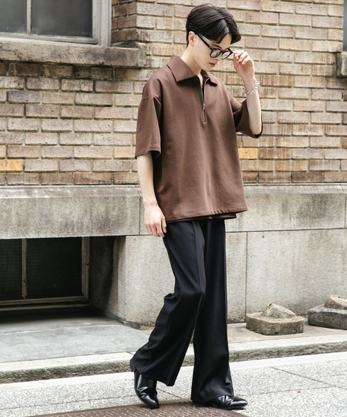 SENSE OF PLACE by URBAN RESEARCH（センスオブプレイスバイアーバンリサーチ）の「ドレープフレアスラックス（その他パンツ・メンズ・ブラック/ブルー/ブラウン・MEDIUM/LARGE）」の20枚目の写真