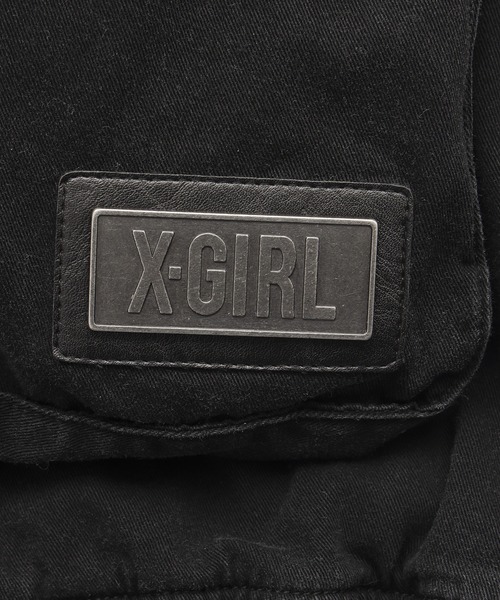 X-girl（エックスガール）の「FADED MULTI POCKET JACKET（ブルゾン・レディース・オリーブ/ブラック/ブラウン・M/S）」の9枚目の写真