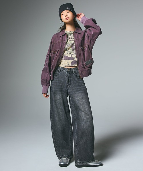 セール】FADED MULTI POCKET JACKET（ブルゾン）｜X-girl（エックス