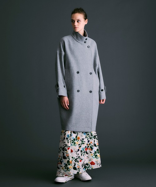 NOISE MAKER（ノイズメーカー）の「エクセレントビーバー 2WAYカラーコクーンコート【MADE IN JAPAN】（その他アウター・レディース・ブラック/グレー・36/38）」の13枚目の写真