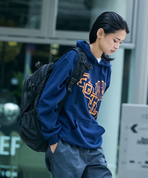 FRUIT OF THE LOOM（フルーツオブザルーム）の「FRUIT OF THE LOOM/フルーツオブザルーム FTL RETRO LOGO HOODIE フーディー（パーカー・メンズ・グレー/ネイビー/ブラック・M/XL/L）」の3枚目の写真