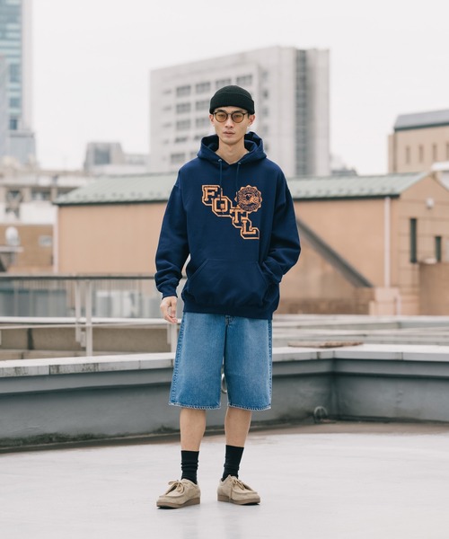 FRUIT OF THE LOOM（フルーツオブザルーム）の「FRUIT OF THE LOOM/フルーツオブザルーム FTL RETRO LOGO HOODIE フーディー（パーカー・メンズ・グレー/ネイビー/ブラック・M/XL/L）」の17枚目の写真