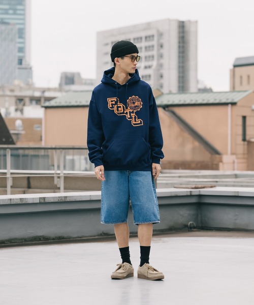 FRUIT OF THE LOOM（フルーツオブザルーム）の「FRUIT OF THE LOOM/フルーツオブザルーム FTL RETRO LOGO HOODIE フーディー（パーカー・メンズ・グレー/ネイビー/ブラック・M/XL/L）」の18枚目の写真